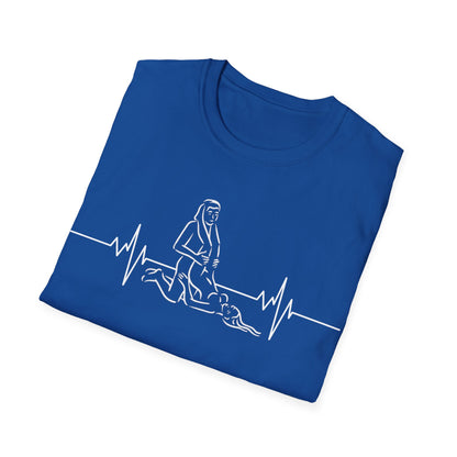 Unisex Heartbeat Kama Sutra T Shirt, Favorite Sexual Pose No.28,Erotic Sexual Desire Couples Gift,Naughty Kinky Adult T-shirt