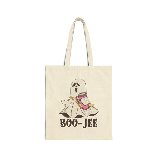 Boo Jee Bag Halloween Ghost Tote Bag Boo Canvas Bag Boo-Jee Trendy Bag Spooky Ghost Bag Spooky Season Chic Ghost Tote Bag Spooky Vibes Tote