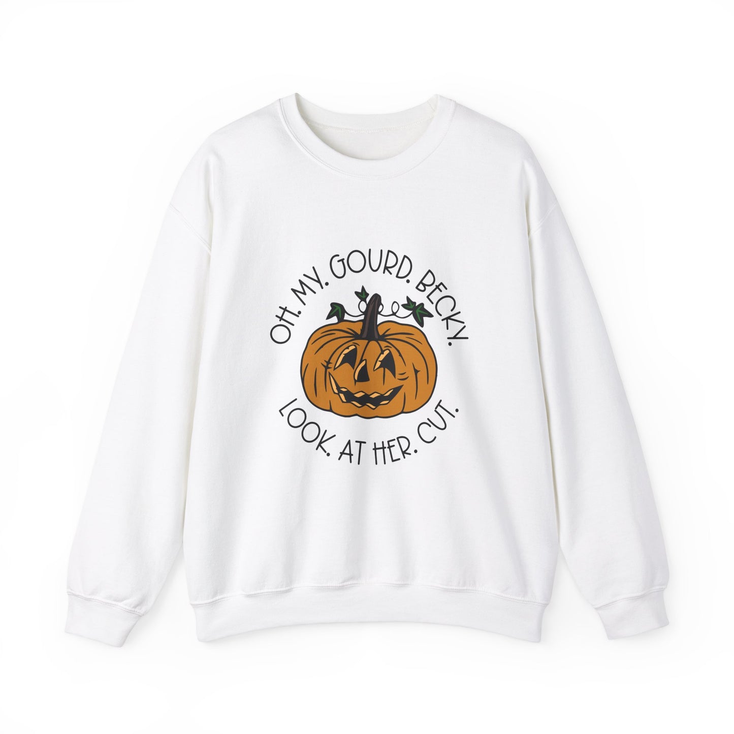 Oh My Gourd Becky Sweatshirt Funny Fall Sweater Friendsgiving Sweatshirt Cute Thanksgiving Sweater Autumn Aesthetic Apparel Fall Pun Sweater