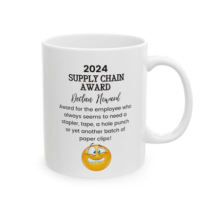 Funny Office Awards Work Party Mug Customized Employee Mug Personalized 2024 Awards Mug Year End Company Gift Group Christmas Employee Mug 6