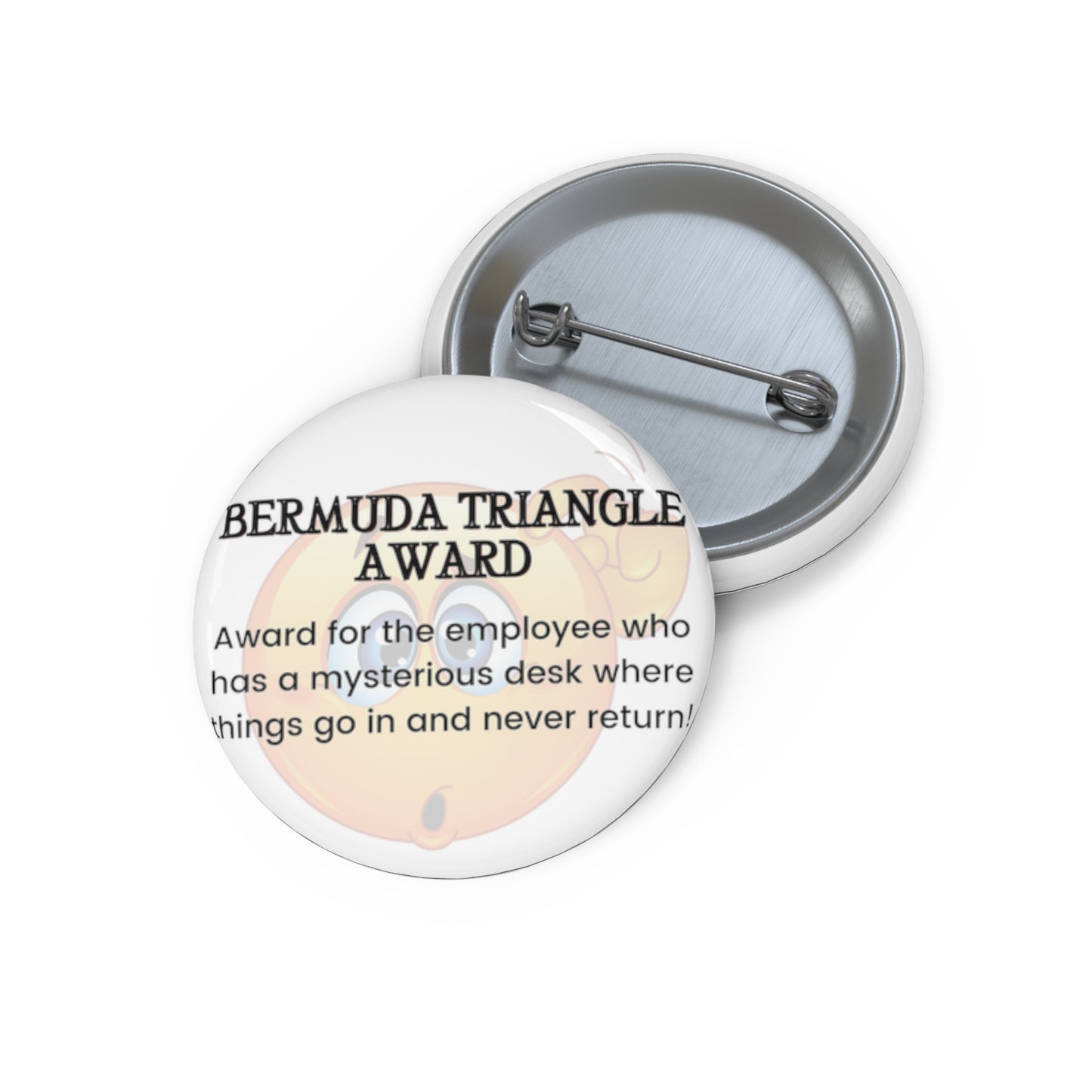 Funny Office Award Pin Button Bermuda Triangle Award Pin Work Party Funny Coworkers Gift Funny Year End Office Pins Office Badges Employee