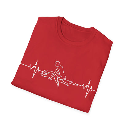 Unisex Heartbeat Kama Sutra T Shirt, Favorite Sexual Pose No.20,Erotic Sexual Desire Couples Gift,Naughty Kinky Adult T-shirt