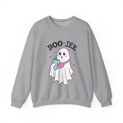 Halloween Boo-Jee Sweatshirt Boujee Ghost Sweater Cute Ghost Halloween Sweatshirt Boo-Jee Funny Halloween Spooky Season Pullover Sweater