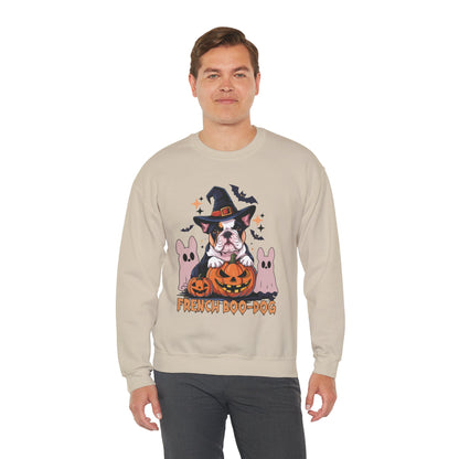 French Boo-Dog Sweatshirt Funny Halloween French Bulldog Sweater Frenchie Lover Pullover Unisex Sweater French Bulldog Lover Gift Frenchie