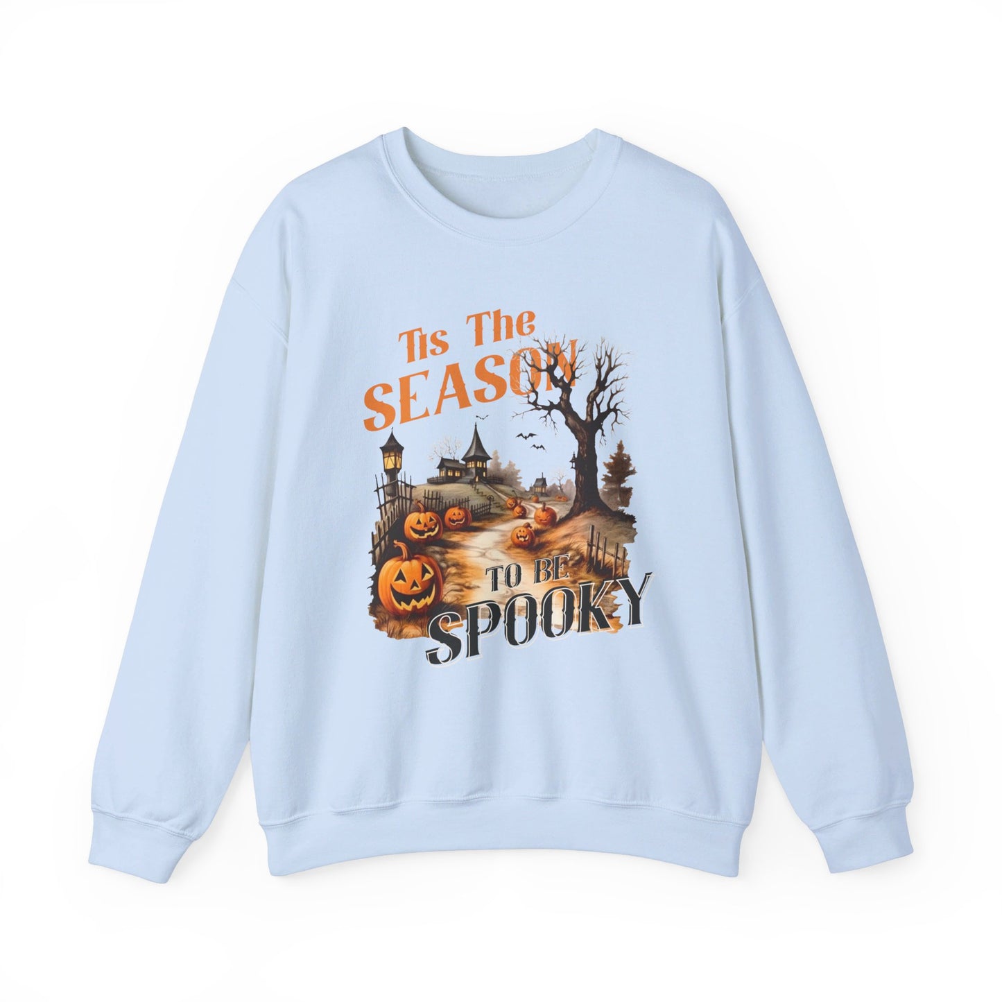 Tis The Season To Be Spooky Halloween Sweatshirt Vintage 1950s Halloween Fall Sweater Retro Halloween Pumpkins Spooky Season Apparel Unique