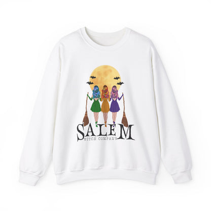 Salem Witch Company Sweatshirt Salem Sweater Vintage Witch Sweatshirt Witchy Sweat Halloween Sweatshirt Retro Salem Massachusetts Halloween