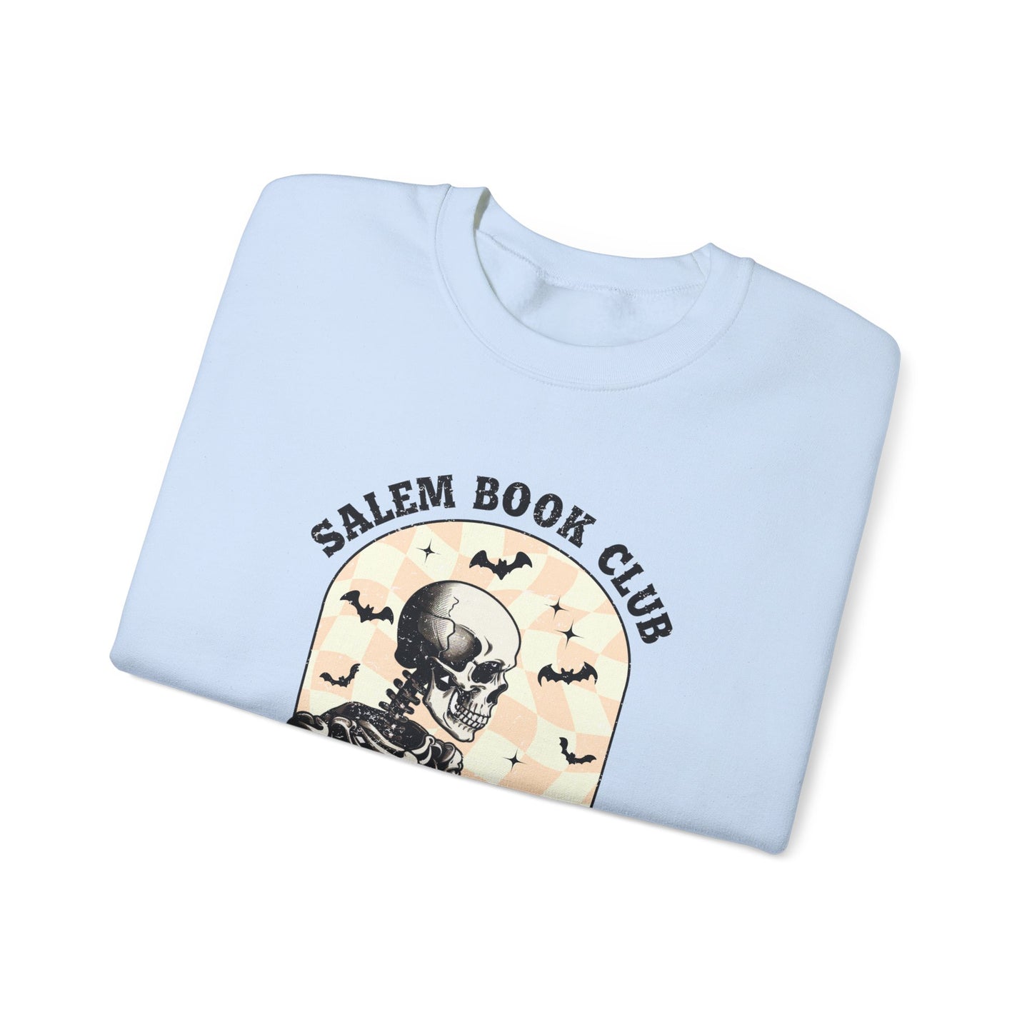 Salem Book Club Sweatshirt Halloween Sweater Witch Book Halloween Outfit Salem Massachusetts Librarian Sweatshirt Book Lover Bookworm Gift