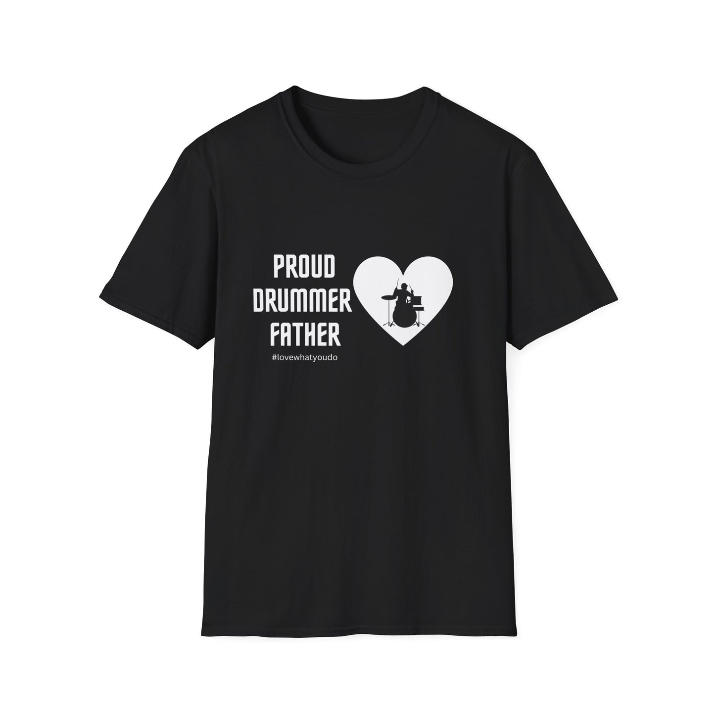 Dad's Profession T-shirt,"Proud Drummer Father",Father's Day Gift,Unique Men's Apparel,Novelty Love Appreciation for Occupation