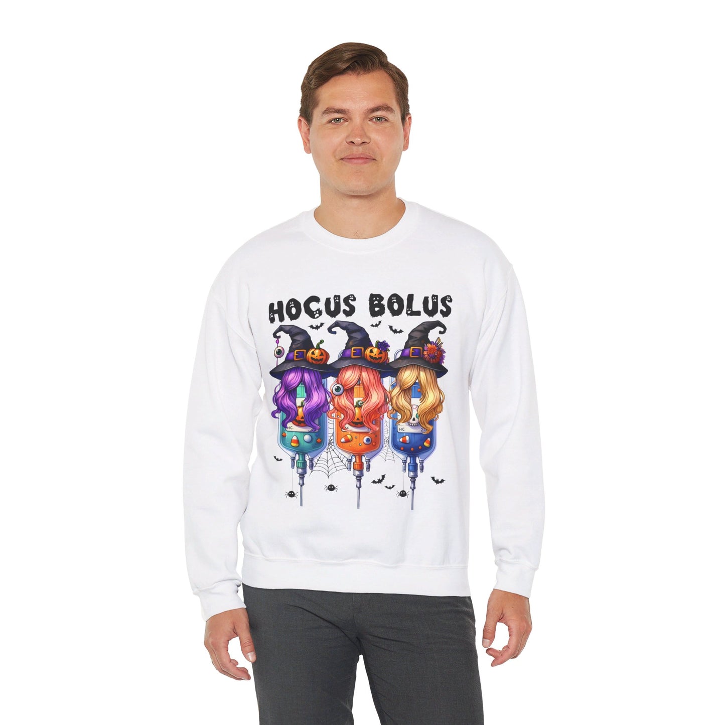 Hocus Bolus Sweatshirt Sanderson Sisters Halloween Sweater Hocus Pocus Nurse Sweater Nursing Student Sweat Funny Halloween School Nurse Gift