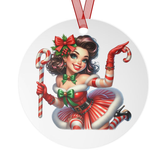 1950s Pin-Up Girl Ornament Christmas Tree Holiday Ornament Retro Vintage Decor Housewife Pop-Art Secret Santa Gift Xmas Stocking Filler 13