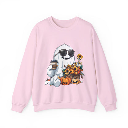 Cute Ghost Sweatshirt Fall Halloween Sweater Bougie Ghost Sweatshirt Coffee Lover Sweater Autumn Boojee Ghost Pumpkin Spooky Season Boo Jee