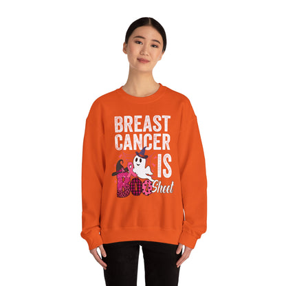 Breast Cancer Is Boo Sheet Sweatshirt Funny Halloween Sweater Breast Cancer Halloween Apparel Cancer Tee Warrior Breast Cancer Survivor Gift