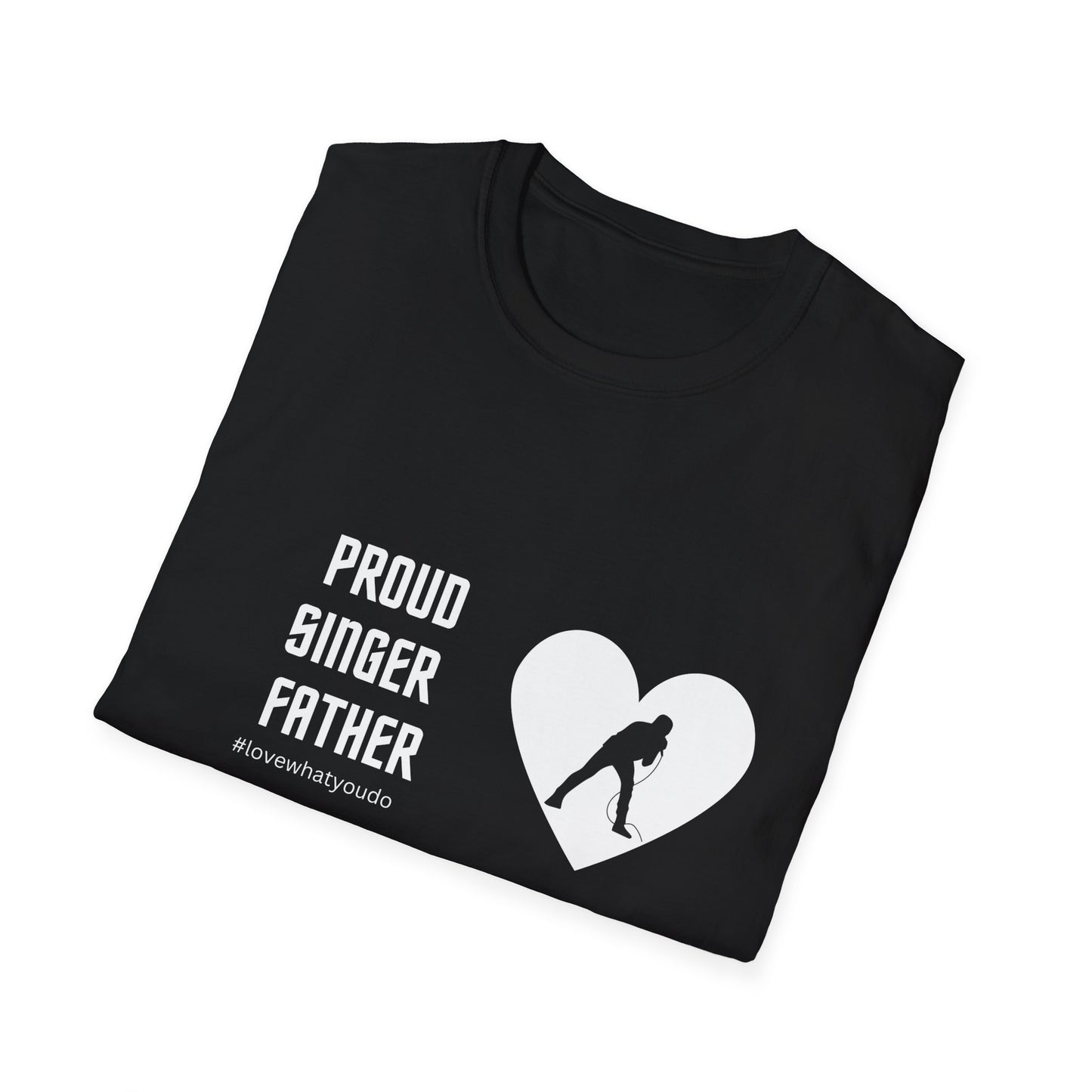 Dad's Profession T-shirt,"Proud Singer Father",Father's Day Gift,Unique Men's Apparel,Novelty Love Appreciation for Occupation