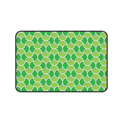 Mid Century Modern Desk Mat 1960s Groovy Green Office Desk Accessories Boho Chic Mouse Pad Funky Retro Vintage Desk Pad Unique Gift Idea