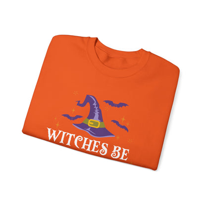 Witches be Trippin Sweatshirt Halloween Witch Sweater Funny Halloween Sweatshirt Witchy Halloween Outfit Salem Witch Apparel Spooky Season