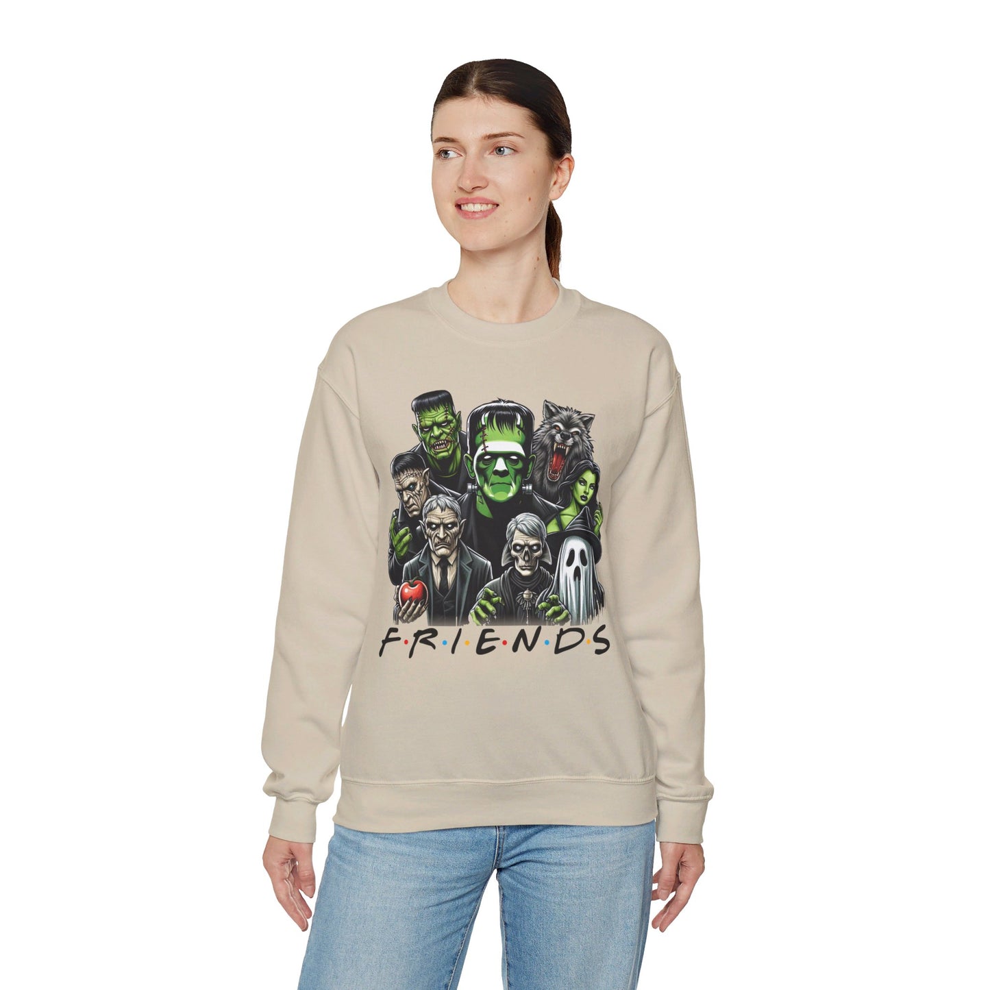 Horror Characters Friends Sweatshirt Halloween Friends Sweater Horror Movie Addicts Sweatshirt Horror Movie Killers Sweater Horror Club Gift