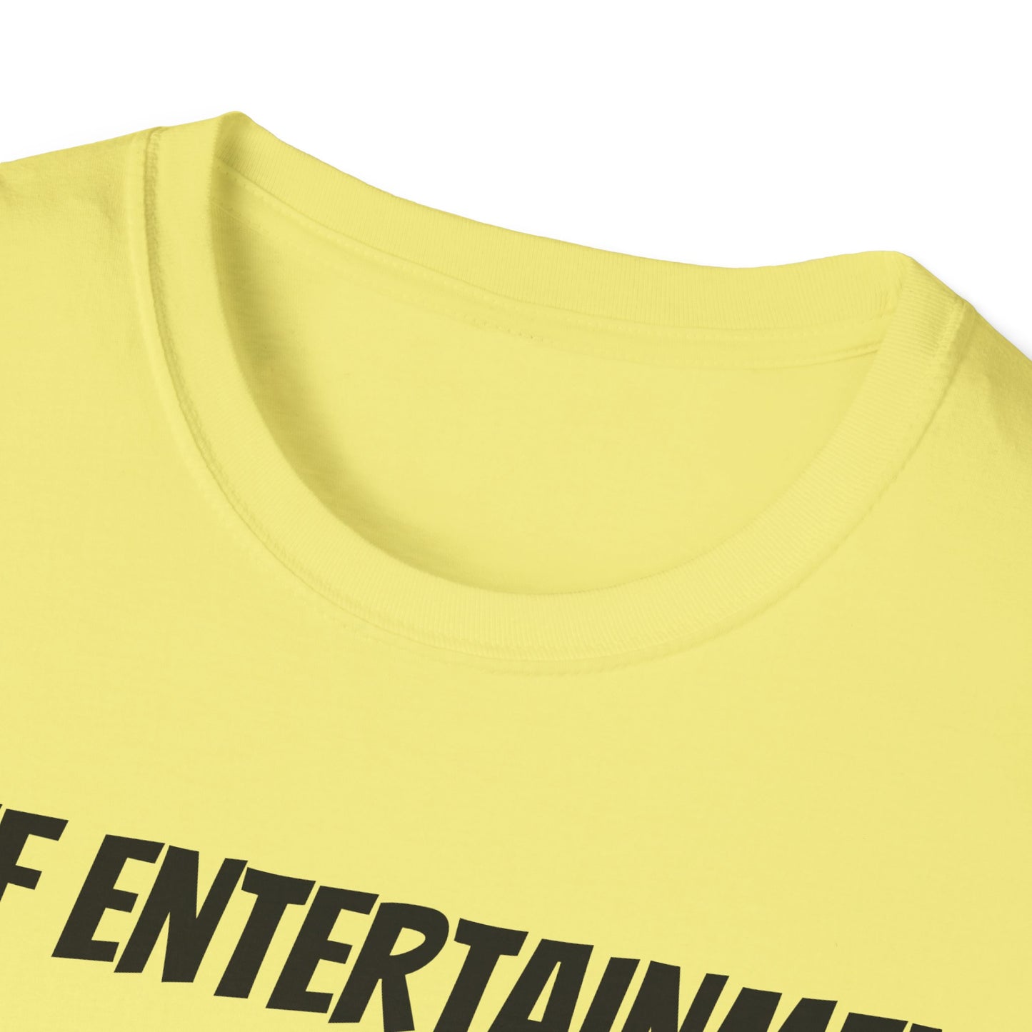 Funny Dad's Mens Softstyle T-shirt, "Chief Entertainment Officer", Father's Day Gift, Humorous Unique Novelty Apparel Present