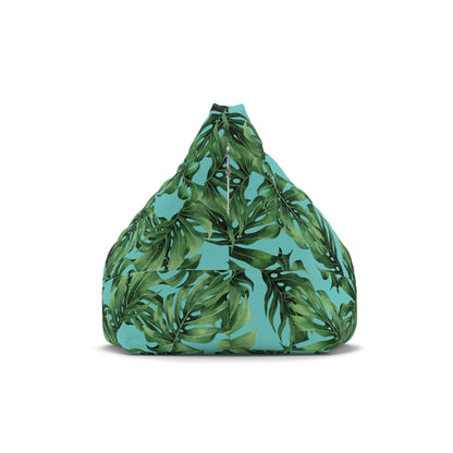 Tropical Leaves Bean Bag Chair Cover Nature Home Decor Plant Mom Aesthetic Gift New Holiday Home Gift Botanical Outdoor Patio Porch Beanbag