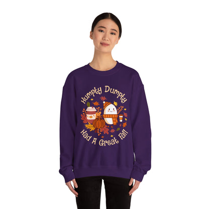 Humpty Dumpty Had A Great Fall Sweatshirt Funny Fall Sweater Cute Autumn Sweatshirt Teacher Fall Season Sweat Trendy Thanksgiving Crewneck