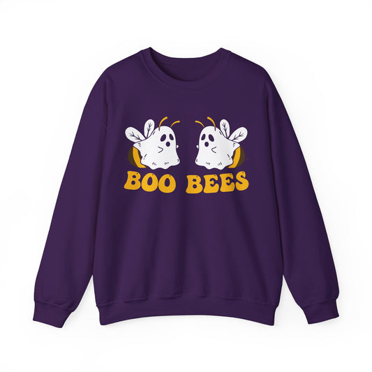 Boo Bees Sweatshirt Funny Halloween Sweater Cute Spooky Season Sweatshirt Crewneck Boobees Halloween Costume Apparel Ghost Unique Women Gift