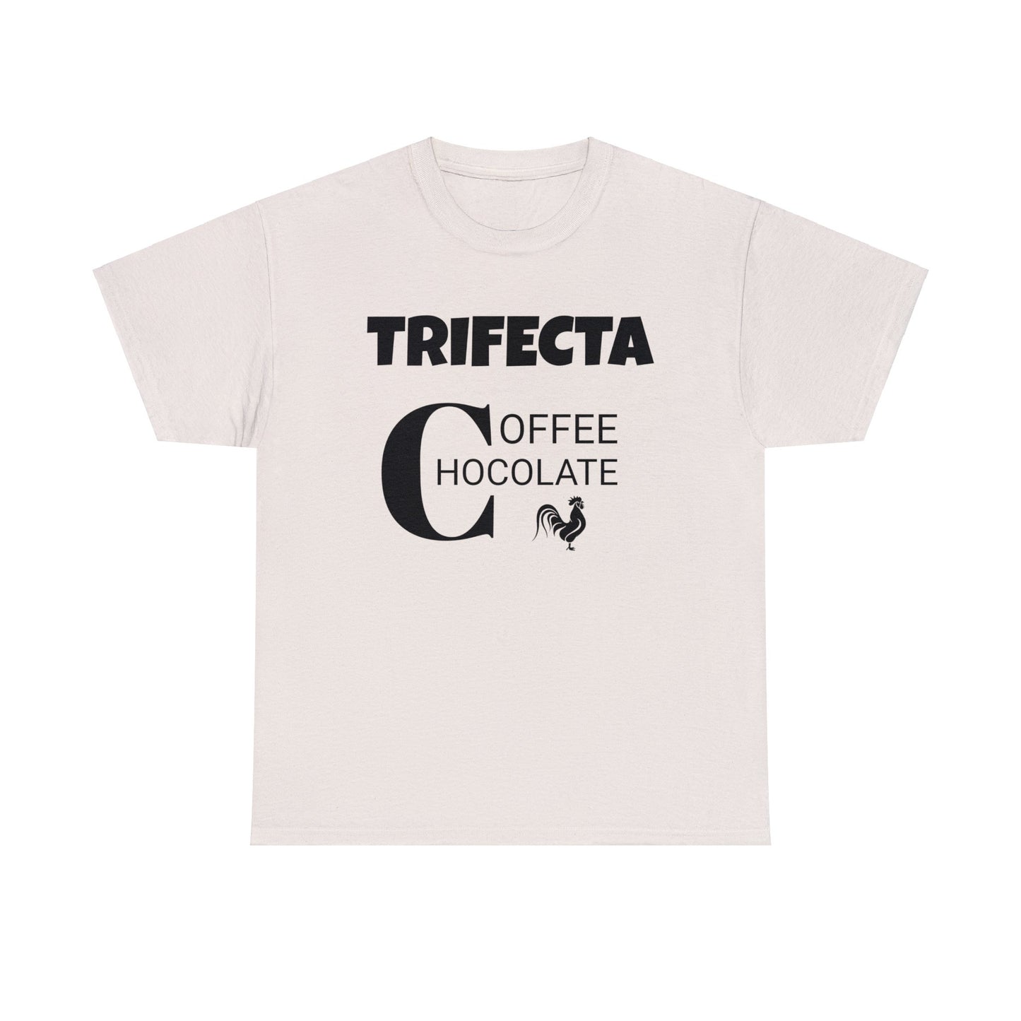 Funny Unisex Heavy Cotton Tee, "Trifecta of "C"s", Rude Adult Unique Novelty Gift, Naughty Gag T-shirt Present, Fun Divorcee