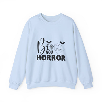 Boo You Horror Sweatshirt Funny Halloween Sweater Spooky Season Sweatshirt Horror Movie Halloween Outfit Funny Ghost Pullover Crewneck Sweat