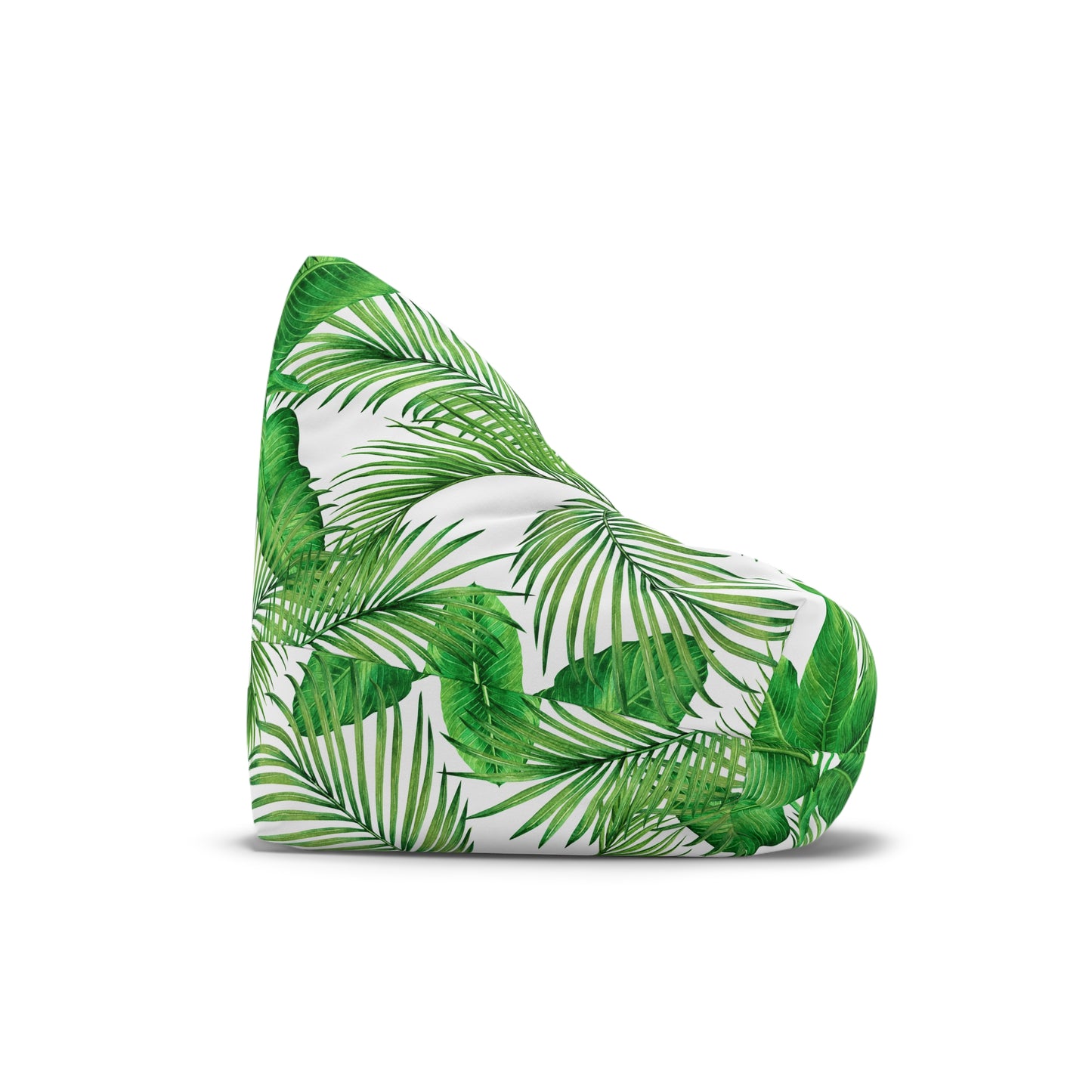 Tropical Palm Leaves Bean Bag Chair Cover Green Home Decor Gift Plant Mom Aesthetic Gift New Home Gift Botanical Outdoor Patio Beanbag Cover