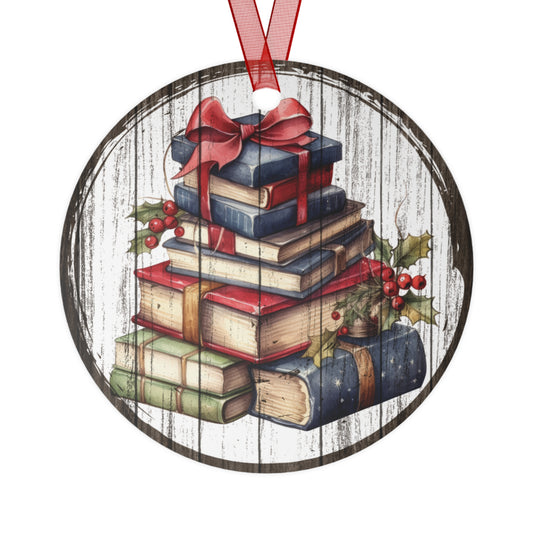 Christmas Books Ornament 1950s Vintage Ornament 60s Vintage Christmas Tree Decoration 1970s Books Lover Gift Heirloom Keepsake Gift Holiday