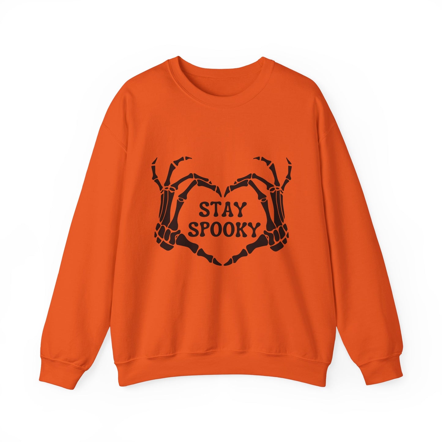 Stay Spooky Sweatshirt Skeleton Sweater Funny Halloween Sweatshirt Spooky Skeleton Hands Halloween Sweater Spooky Season Apparel Retro Fall