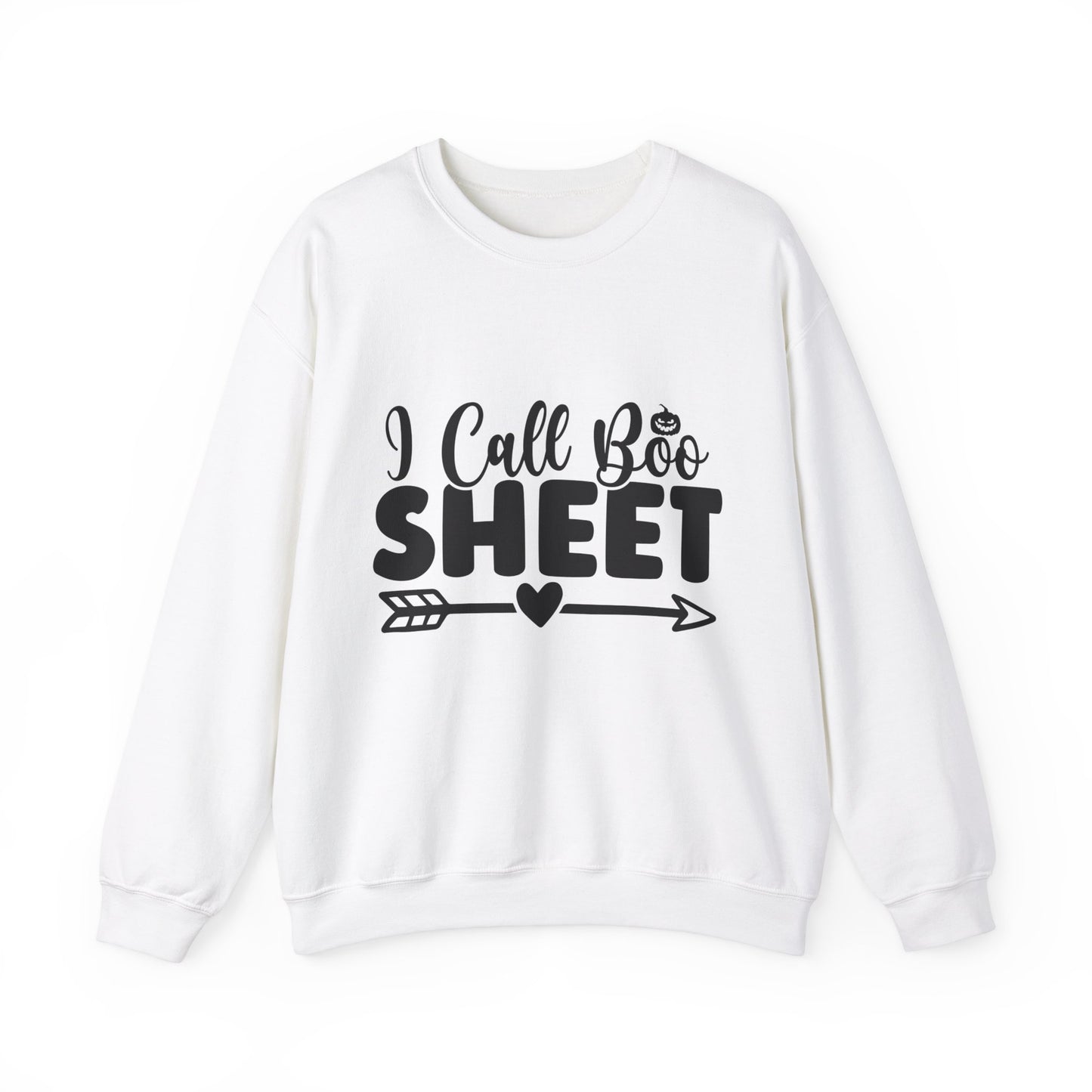 I Call Boo Sheet Sweatshirt Retro Halloween Sweater Funny Halloween Sweatshirt Halloween Party Costume Boo Shit Spooky Season Apparel Fall