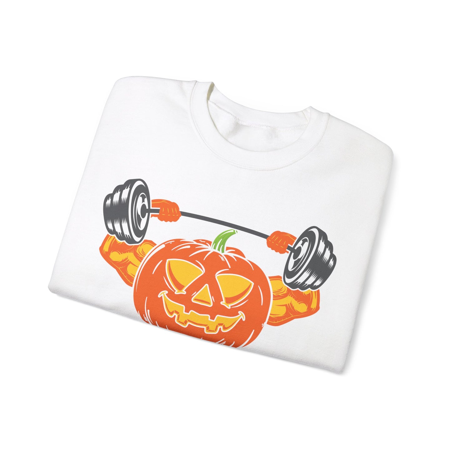 Pump-King Gym Sweatshirt Funny Halloween Sweater Fitness Halloween Sweatshirt Boyfriend Gym Husband Halloween Pumpkin Apparel Novelty Gift