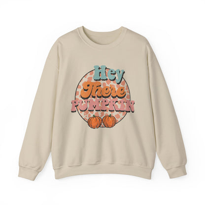 Hey There Pumpkin Sweatshirt Fall Sweater Pumpkin Crewneck Retro Halloween Sweatshirt Cute Fall Apparel Pumpkin Season Sweater Autumn Outfit