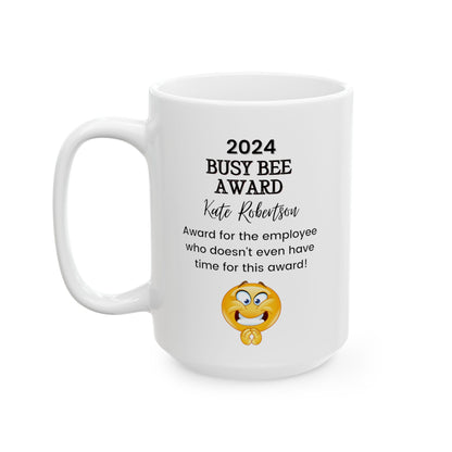 Funny Office Awards Work Party Mugs Customized Employee Mug Personalized 2024 Awards Mug Year End Company Gift Group Christmas Employee Mugs