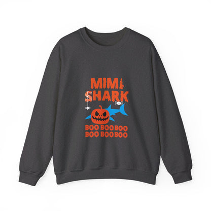 Mimi Shark Boo Boo Sweatshirt Baby Shark Custom Sweater Funny Baby Shark Halloween Sweatshirt Grandma Halloween Funny Halloween Sweater Gift