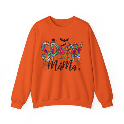 Spooky Mama Halloween Sweatshirt Mama Sweater Retro Mom Halloween Sweatshirt Mama Halloween Gift Spooky Season Apparel Halloween Mom Gift