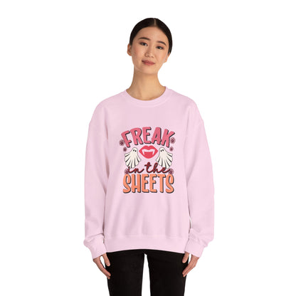 Freak in the Sheets Sweatshirt Funny Halloween Sweater Naughty Halloween Sweatshirt Retro Halloween Sweater Spooky Season Halloween Outfit