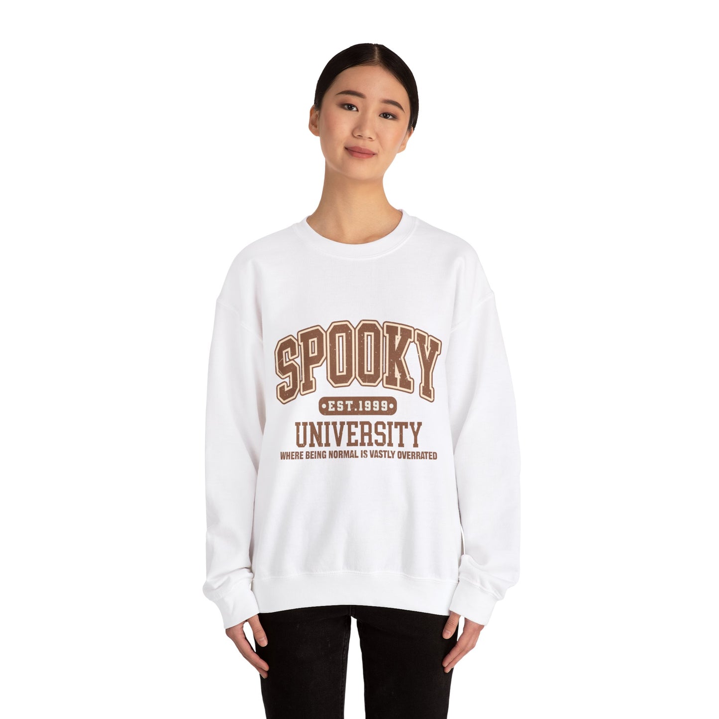 Spooky University Sweatshirt 90s Funny Halloween Sweater Retro Vintage Halloween Fall Apparel Spooky Season Sweat Trendy Spooky Crewneck