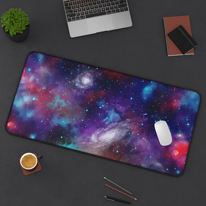 Galaxy Desk Mat Cosmic Outer Space Office Desk Accessories Bohemian Mouse Pad Universe Desk Pad Celestial Gaming Mousepad Unique Gift Idea