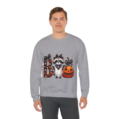 Boo Raccoon Sweatshirt Halloween Raccoon Costume BOO Pullover Sweater Raccoon Lovers Sweatshirt Halloween Cute Raccoon Gift Spooky Season