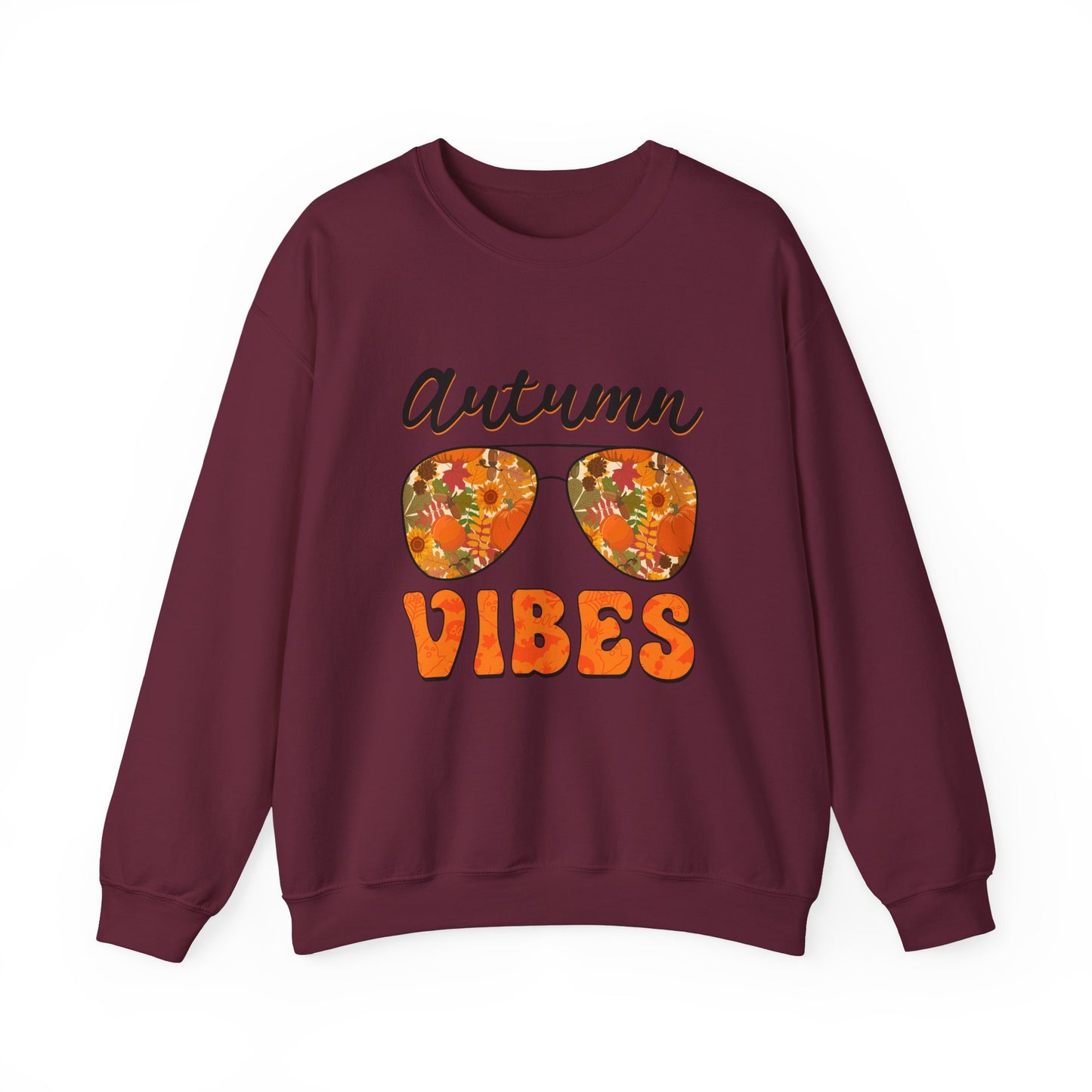 Autumn Vibes Sweatshirt Retro Fall Sweater Autumn Lover Sweashirt Fall Season Apparel Retro Autumn Sweat Fun Autumn Sweater Thanksgiving