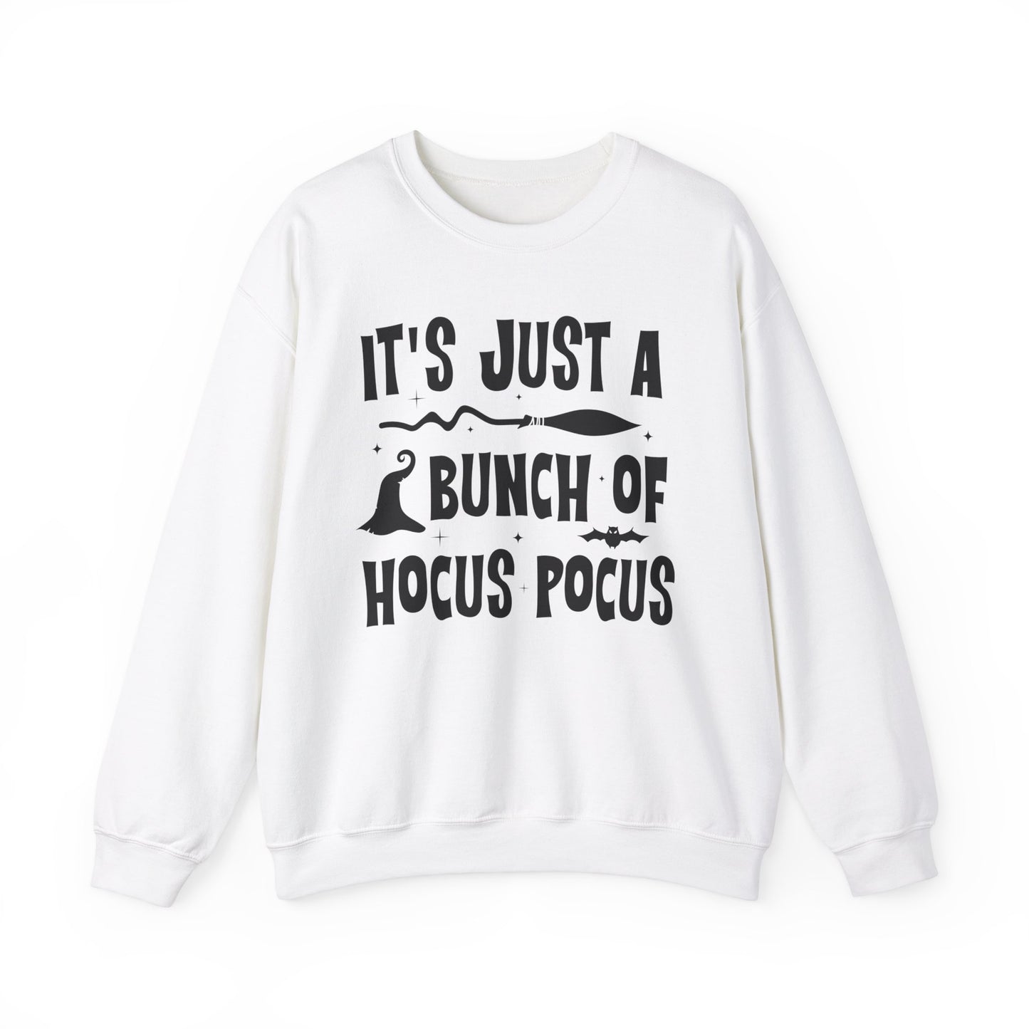 It's Just a Bunch of Hocus Pocus Sweatshirt Halloween Party Sweater Hocus Pocus Sanderson Sisters Sweatshirt Halloween Witches Party Outfit