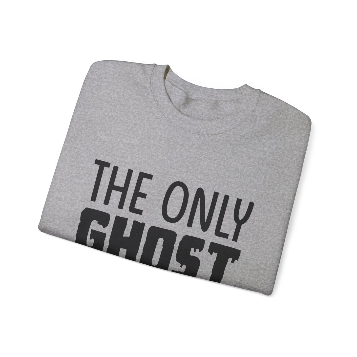 The Only Ghost I Know Is The Holy Ghost Sweatshirt Funny Christian Sweatshirt Funny Halloween Sweater Halloween Gift Cute Halloween Apparel