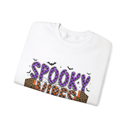 Spooky Vibes Sweatshirt Retro Halloween Sweater Halloween Vintage Sweatshirt Spooky Season Halloween Apparel Fall Crewneck Groovy Halloween