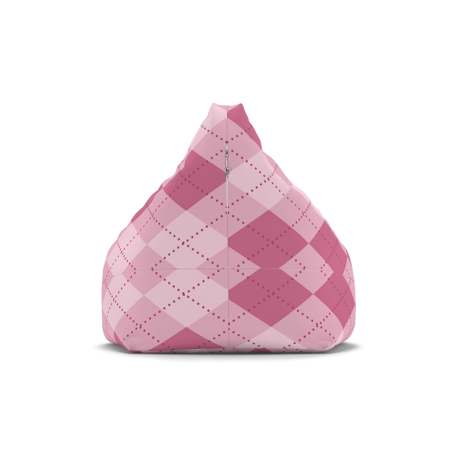 Tartan Bean Bag Chair Cover Pink Scottish Aesthetic Home Decor Cross-checkered Beanbag Teens Dorm Bedroom Living Room Games Room Patio Gift