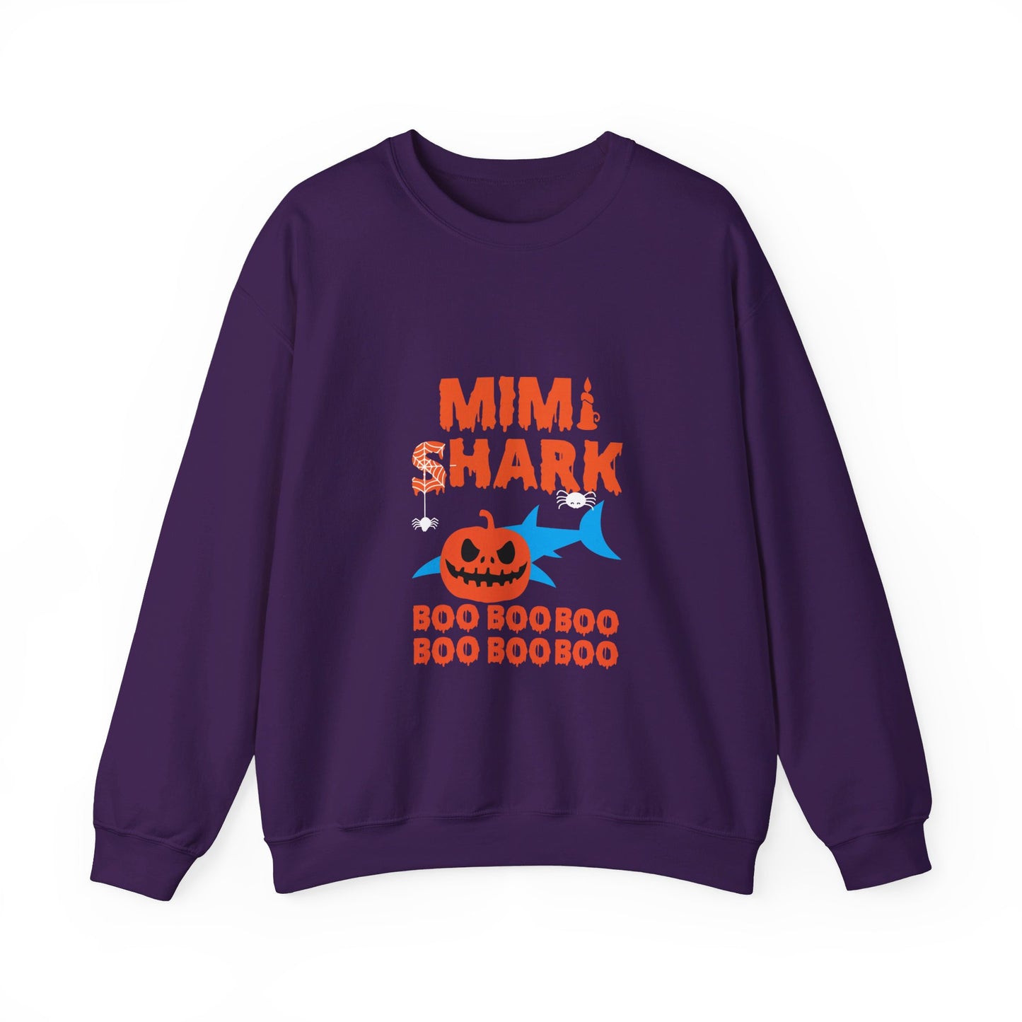 Mimi Shark Boo Boo Sweatshirt Baby Shark Custom Sweater Funny Baby Shark Halloween Sweatshirt Grandma Halloween Funny Halloween Sweater Gift