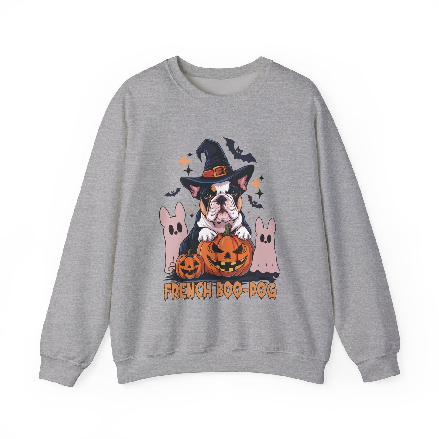 French Boo-Dog Sweatshirt Funny Halloween French Bulldog Sweater Frenchie Lover Pullover Unisex Sweater French Bulldog Lover Gift Frenchie