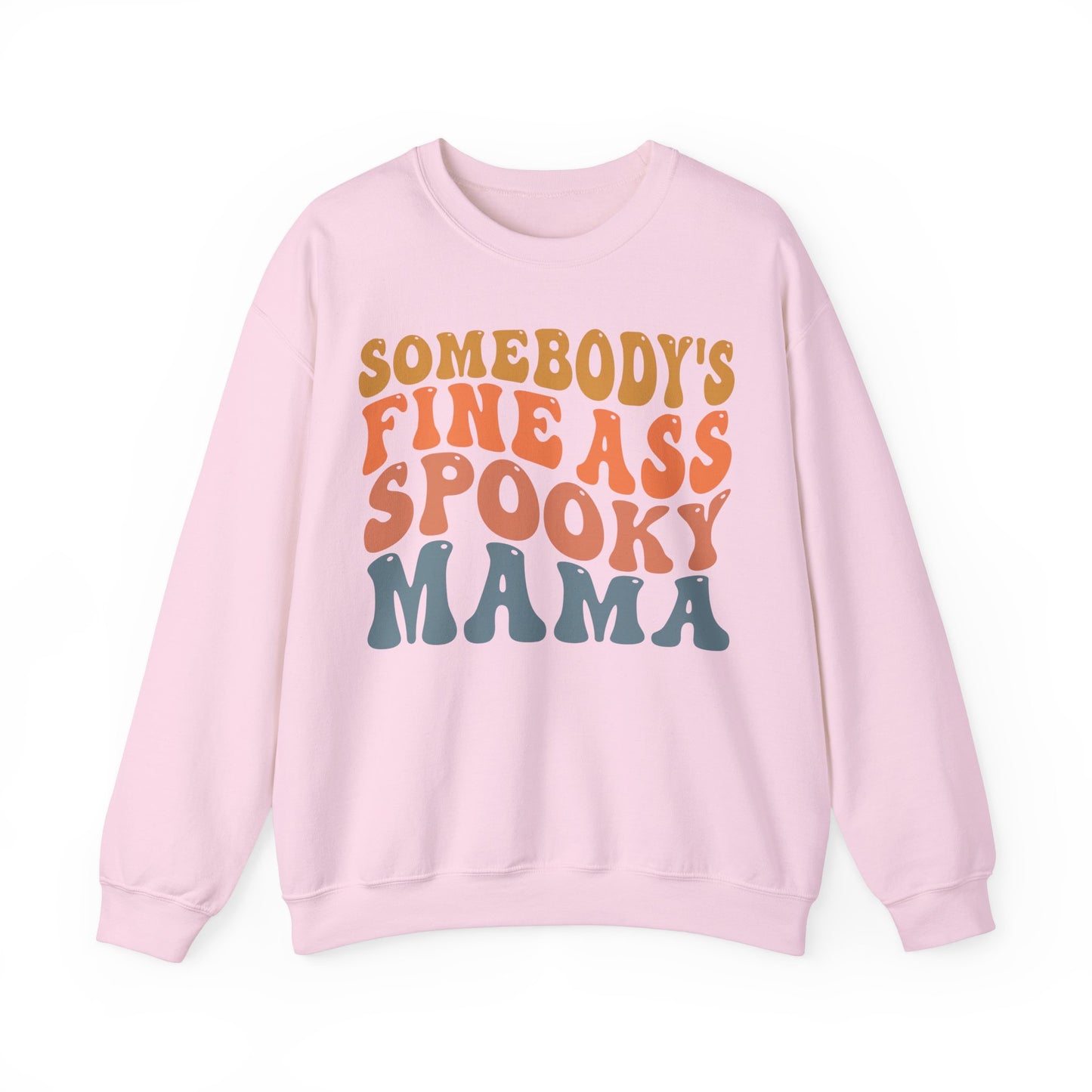 Somebody's Fine Ass Spooky Mama Sweatshirt Funny Halloween Sweater Retro Boho Halloween Mama Sweat Mom Life Apparel Halloween Ghost Mom Gift