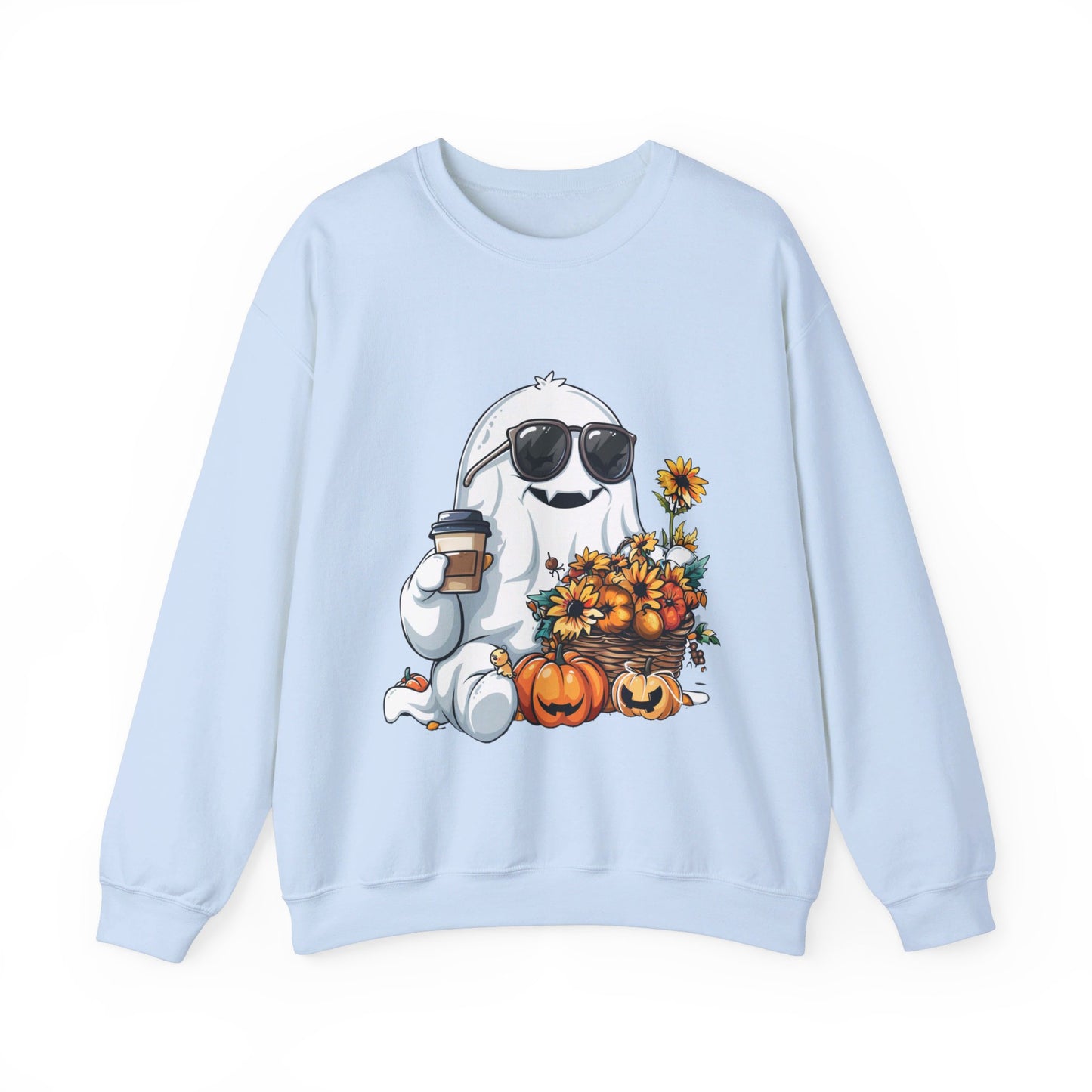 Cute Ghost Sweatshirt Fall Halloween Sweater Bougie Ghost Sweatshirt Coffee Lover Sweater Autumn Boojee Ghost Pumpkin Spooky Season Boo Jee