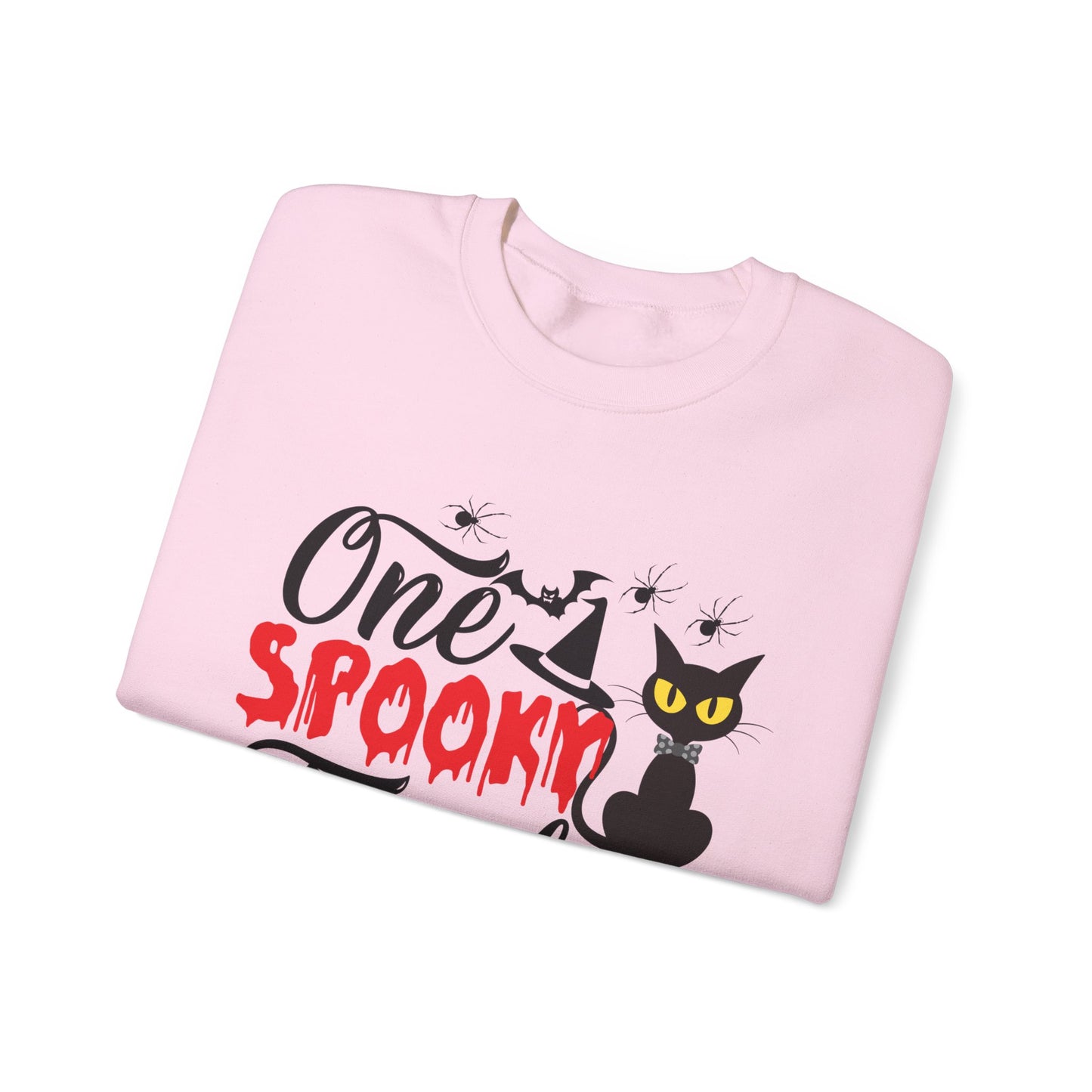 One Spooky Teacher Sweatshirt Cute Spooky Teacher Sweater Retro Teacher Halloween Sweatshirt Black Cat Lover Teacher Sweater Back To School