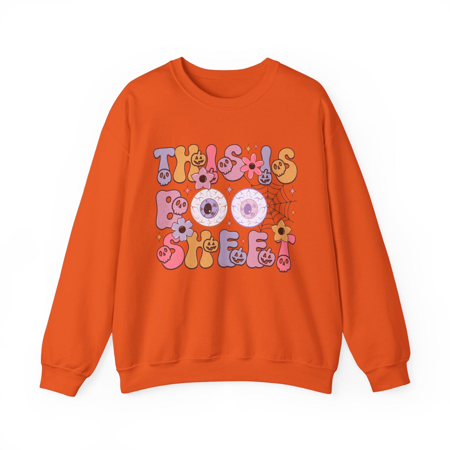 This Is Boo Sheet Sweatshirt Funny Halloween Sweater Retro Halloween Sweatshirt Spooky Season Sweat Halloween Ghost Crewneck Boo Sheet Gift